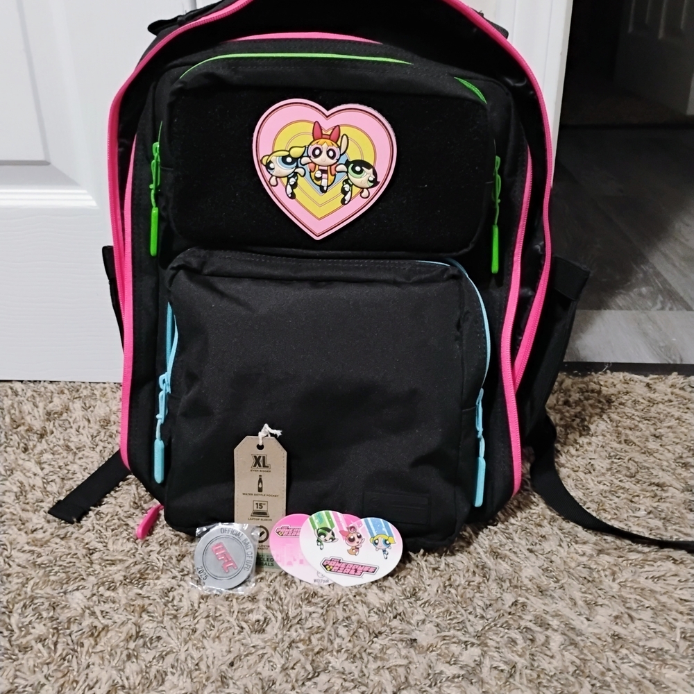 SOLD OUT! NWT WOLFPak 15L Backpack Neon Powerpuff Girls